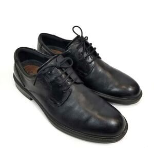 Ecco Men's Black Leather Oxfords Dress Shoes Size US 12 EU 46